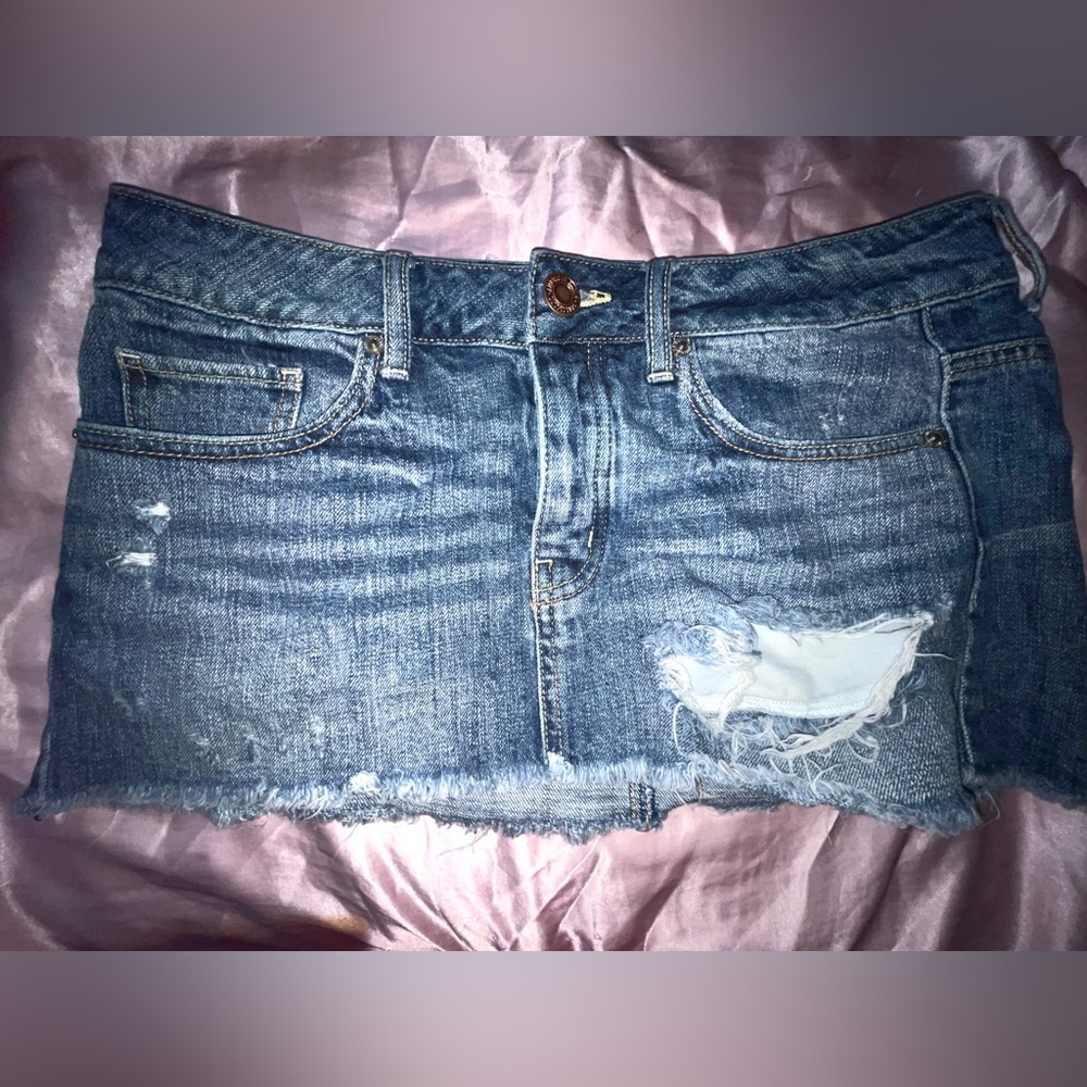 American Eagle Limited Edition Jean Mini Skirt
